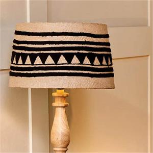 Nkuku Yongana Jute Pattern Lampshade Medium